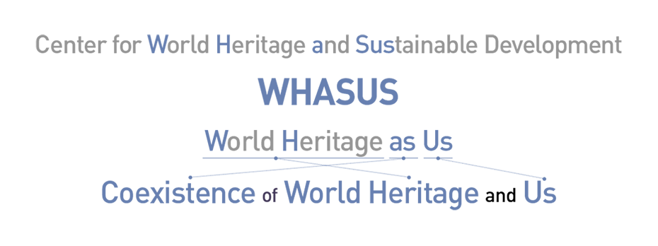 Center for World Heritage and Sustainable Development WHASUS World Heritage as Us Coexistence of World Heriage and Us